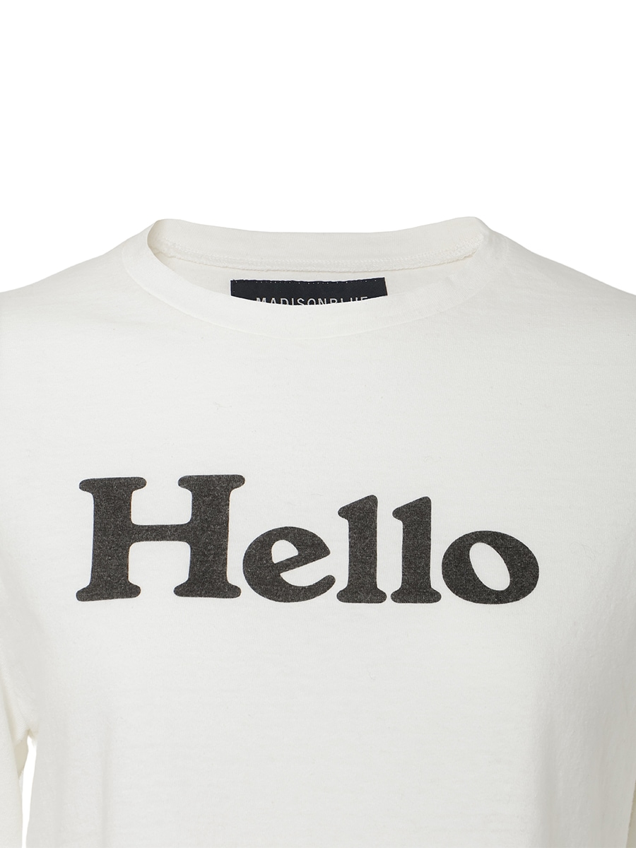 HELLO L/S TEE | ALL | MADISONBLUE