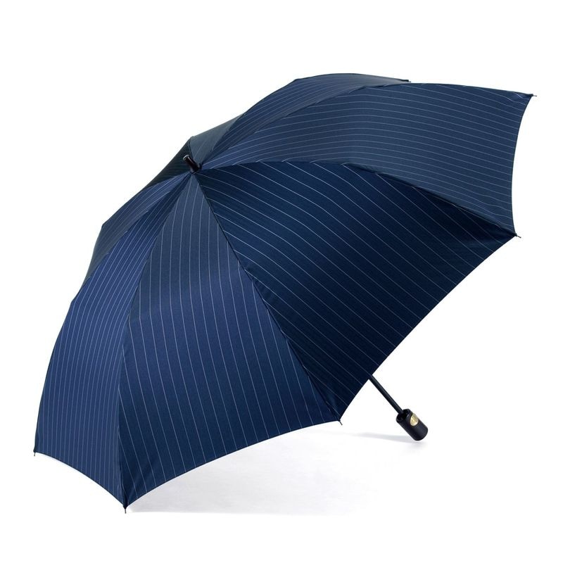 メンズ雨傘】ピンストライプ-ブラック｜トンボ洋傘前原光榮商店