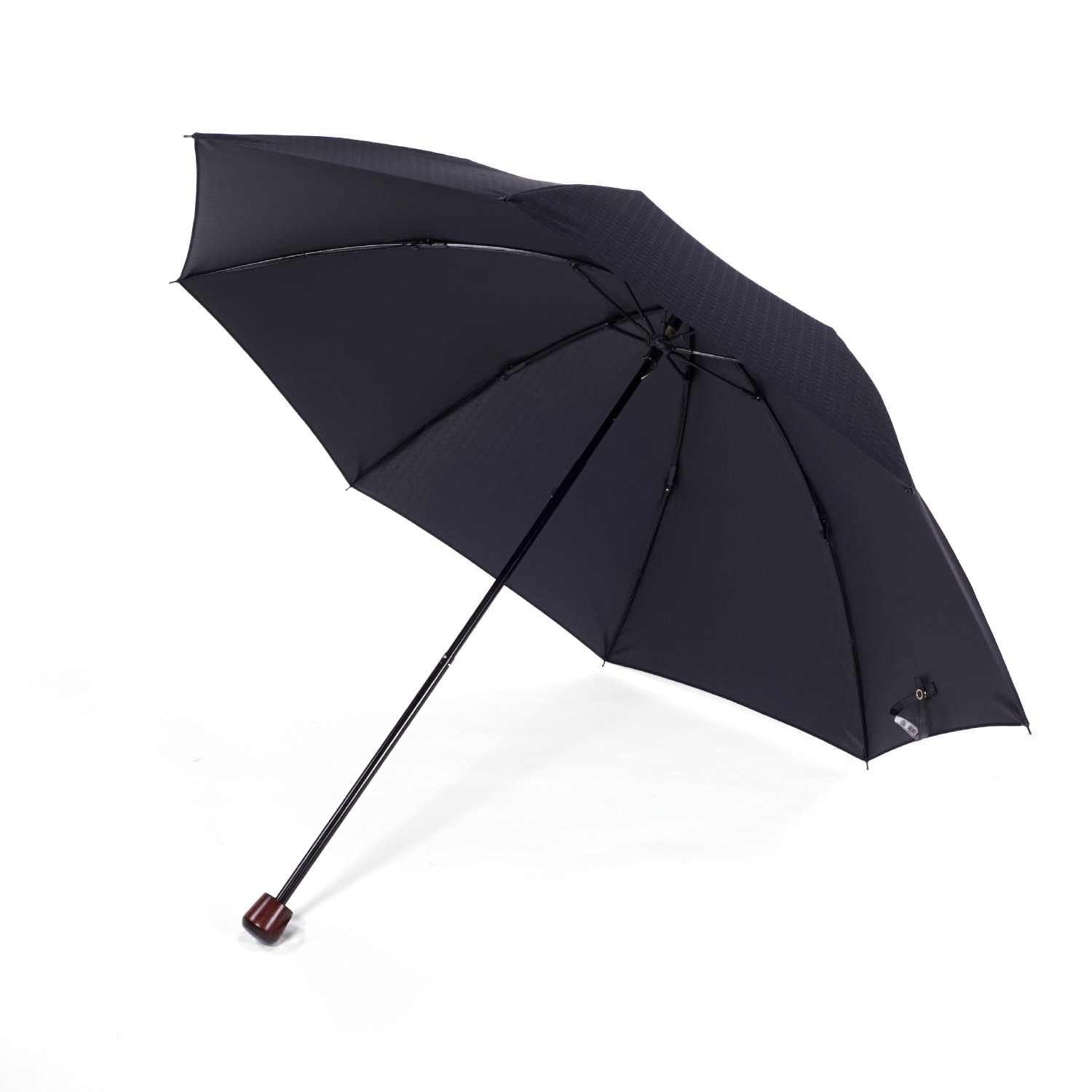 レディース晴雨兼用傘】一級遮光キューブ-折りたたみ-ブラック｜トンボ