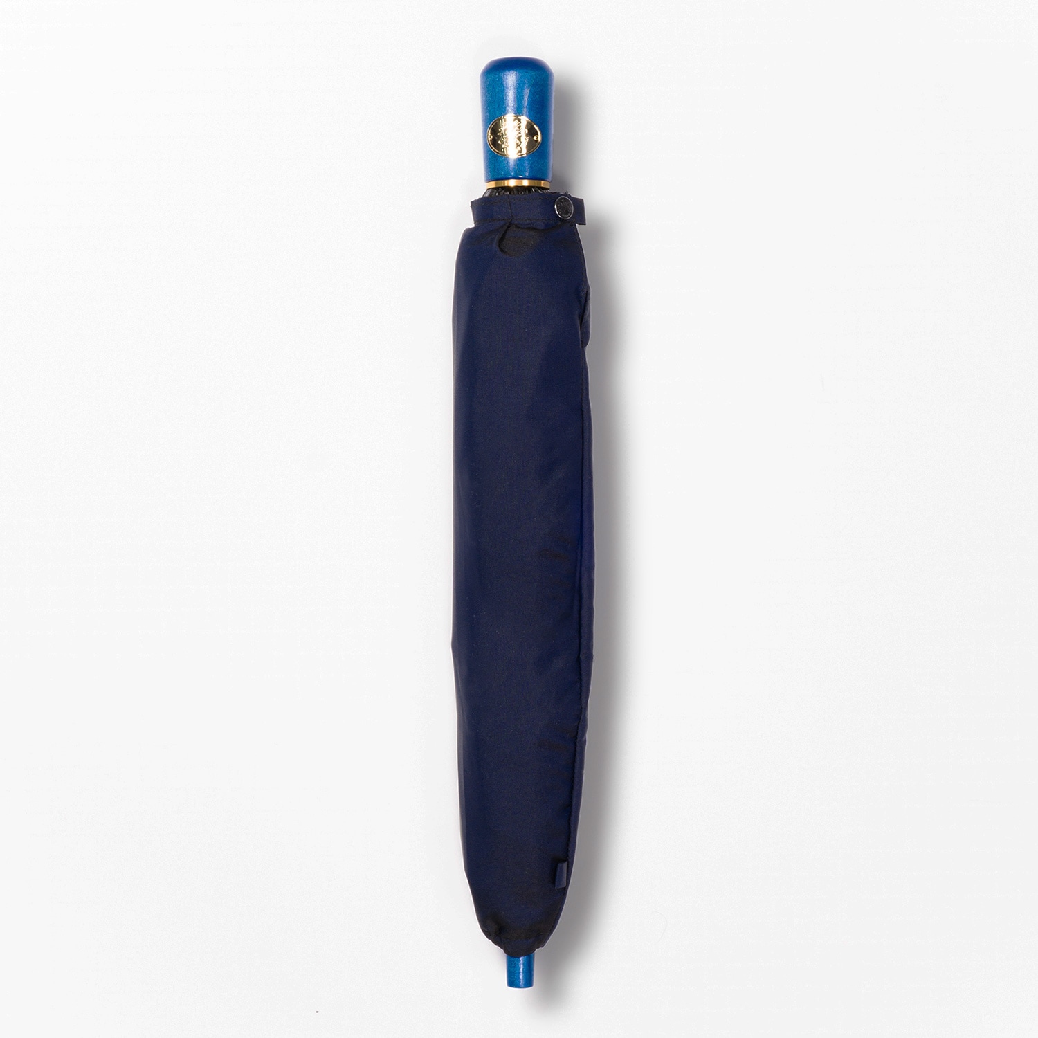 メンズ雨傘】シャンブレイ-折りたたみ-ネイビー｜トンボ洋傘前原光榮