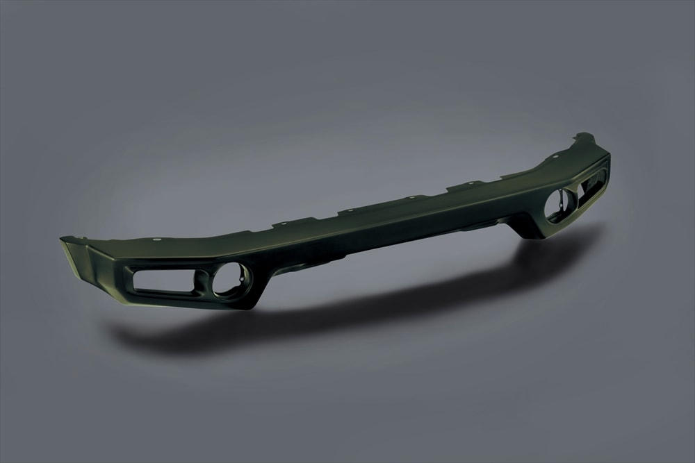 JB74 FRP製 FARM プロトゥルーバンパー フロント用 ジャングルグリーン