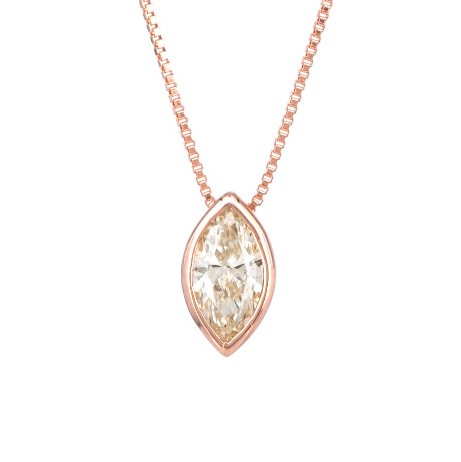 マーキス ダイヤモンド ネックレス /c0065 ジュエリー専門店 malvaceae