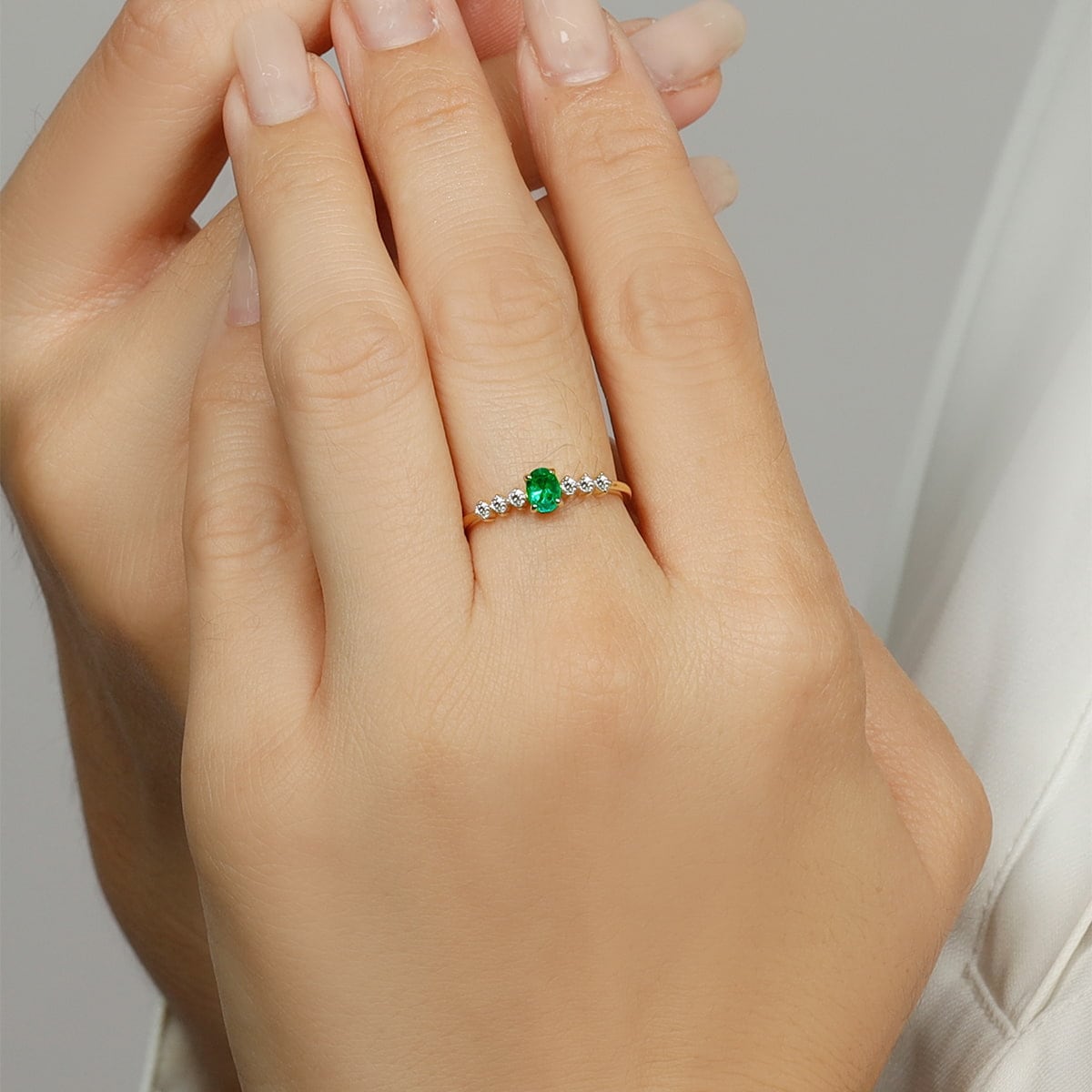 エメラルド リング K18 /s0082emyg ジュエリー専門店 malvaceae