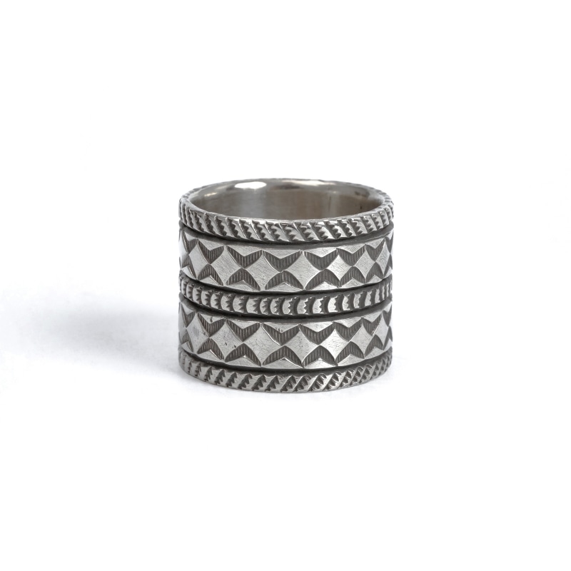 22号 ペリーショーティ コインシルバー リング｜マライカ公式通販