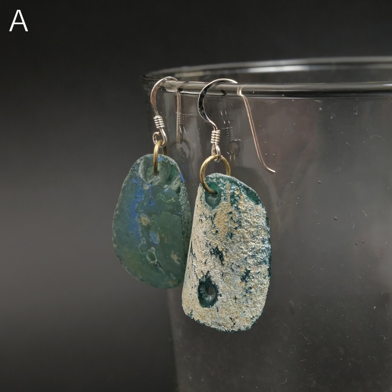 ローマングラス ピアス 【メール便可】｜マライカ公式通販