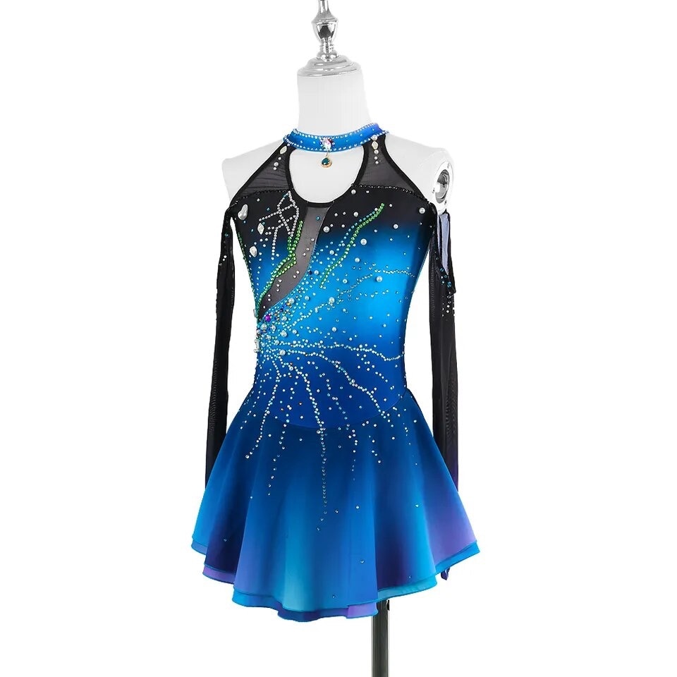 大会衣装コスチュームZGHN - フィギュアスケートのコスチューム新体操