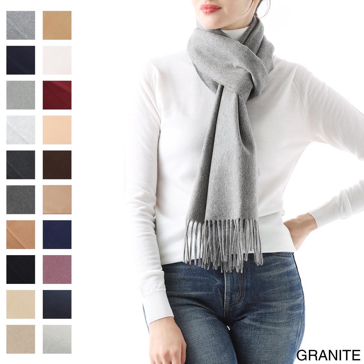 アウトレット】JOHNSTONS OF ELGIN ジョンストンズ カシミヤ中判