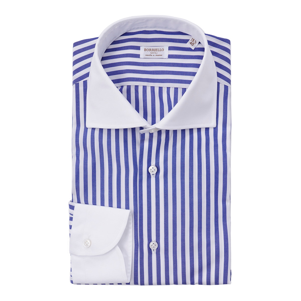 BORRIELLO ボリエッロ クレリックシャツ/Z9 SLIM FIT【大きいサイズ