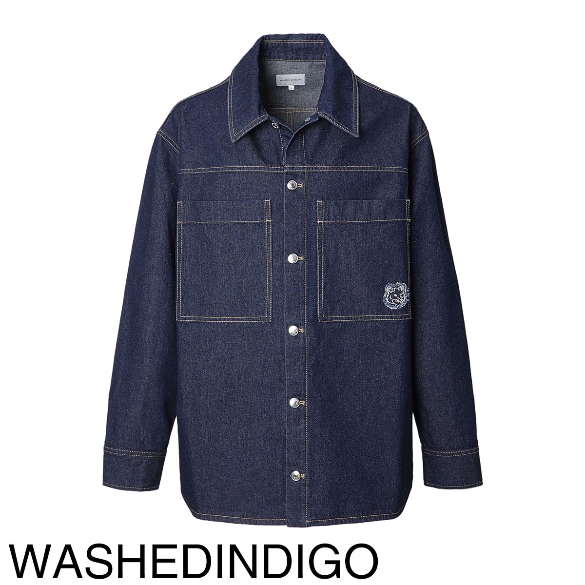 3万円均一】MAISON KITSUNE メゾンキツネ シャツジャケット/デニム