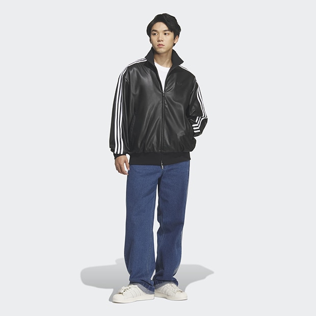 アディカラー プレザー 3Sトラックトップ ブラック ｜アパレル