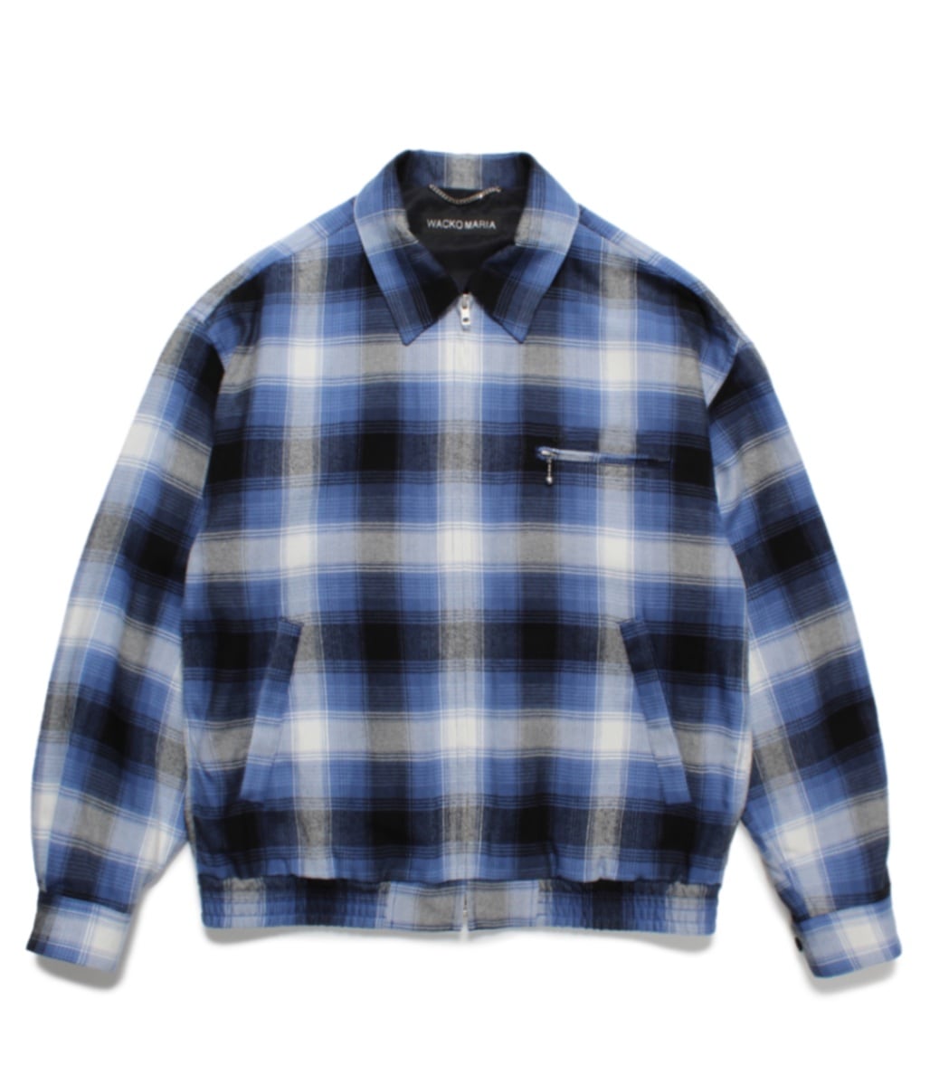 OMBRE CHECK 50'S JACKET (TYPE-1)【BLUE】｜WACKO MARIA｜MELTING POT