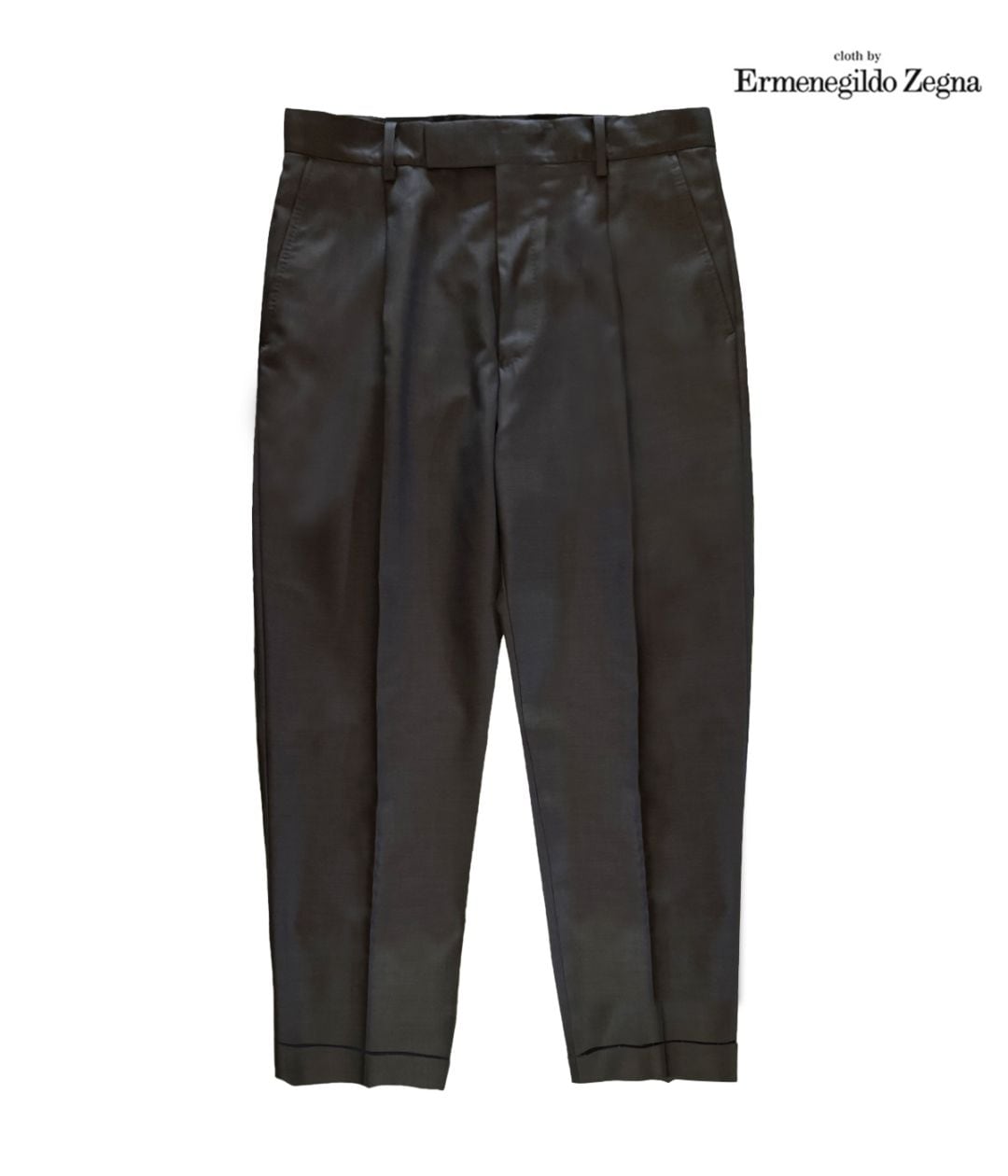 Ermenegildo Zegna / PLEATED TROUSERS (TYPE-1)【GRAY】｜WACKO MARIA