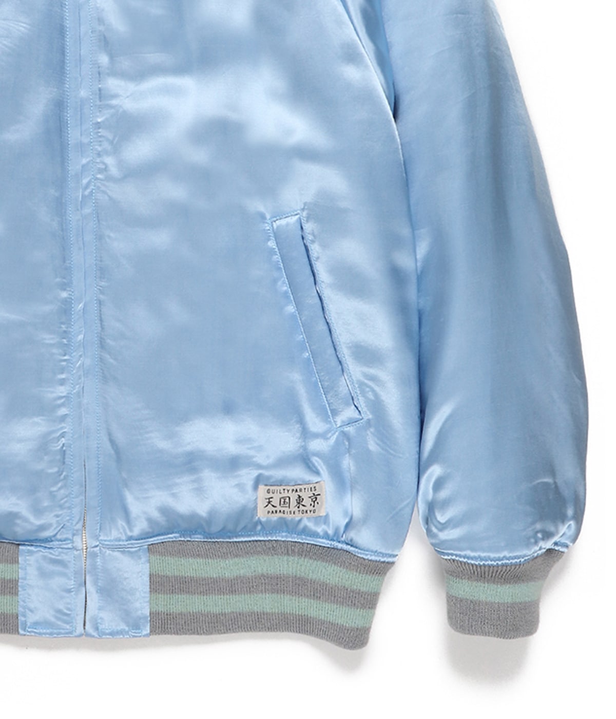 TIM LEHI / REVERSIBLE SKA JACKET【BLUE-SILVER】｜WACKO MARIA