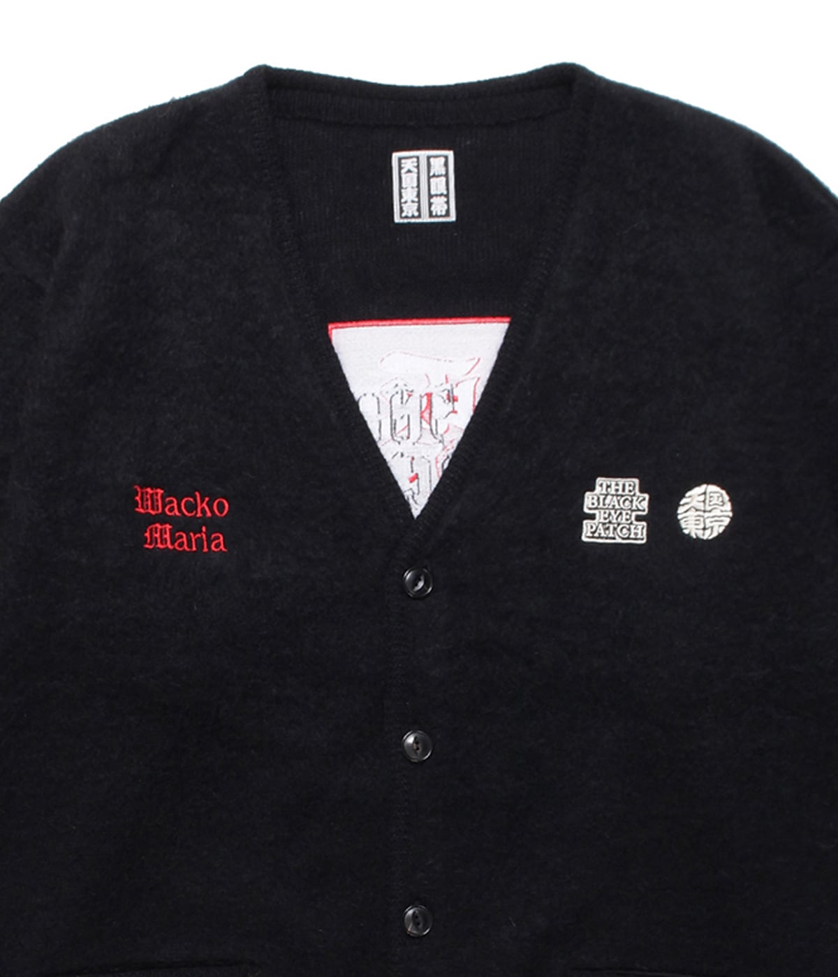 BlackEyePatch / MOHAIR CARDIGAN【BLACK】｜WACKO MARIA｜MELTING POT