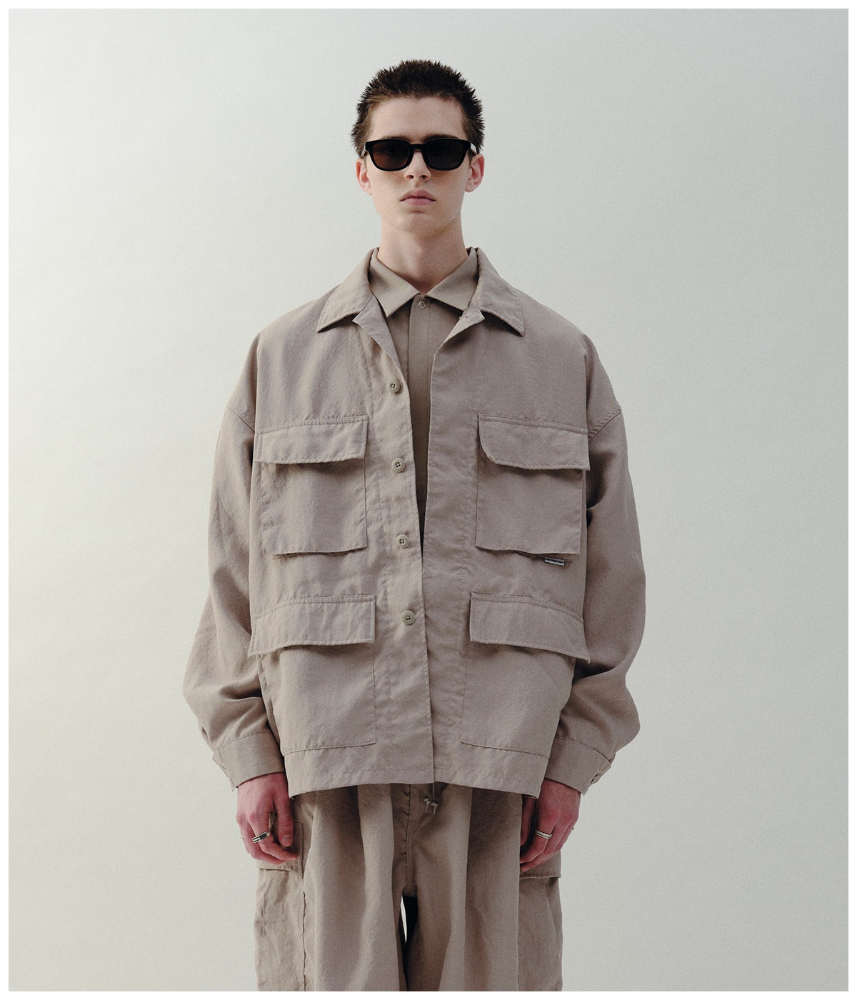 Polyester Canvas BDU Jacket【OFF IVORY】｜COOTIE PRODUCTIONS