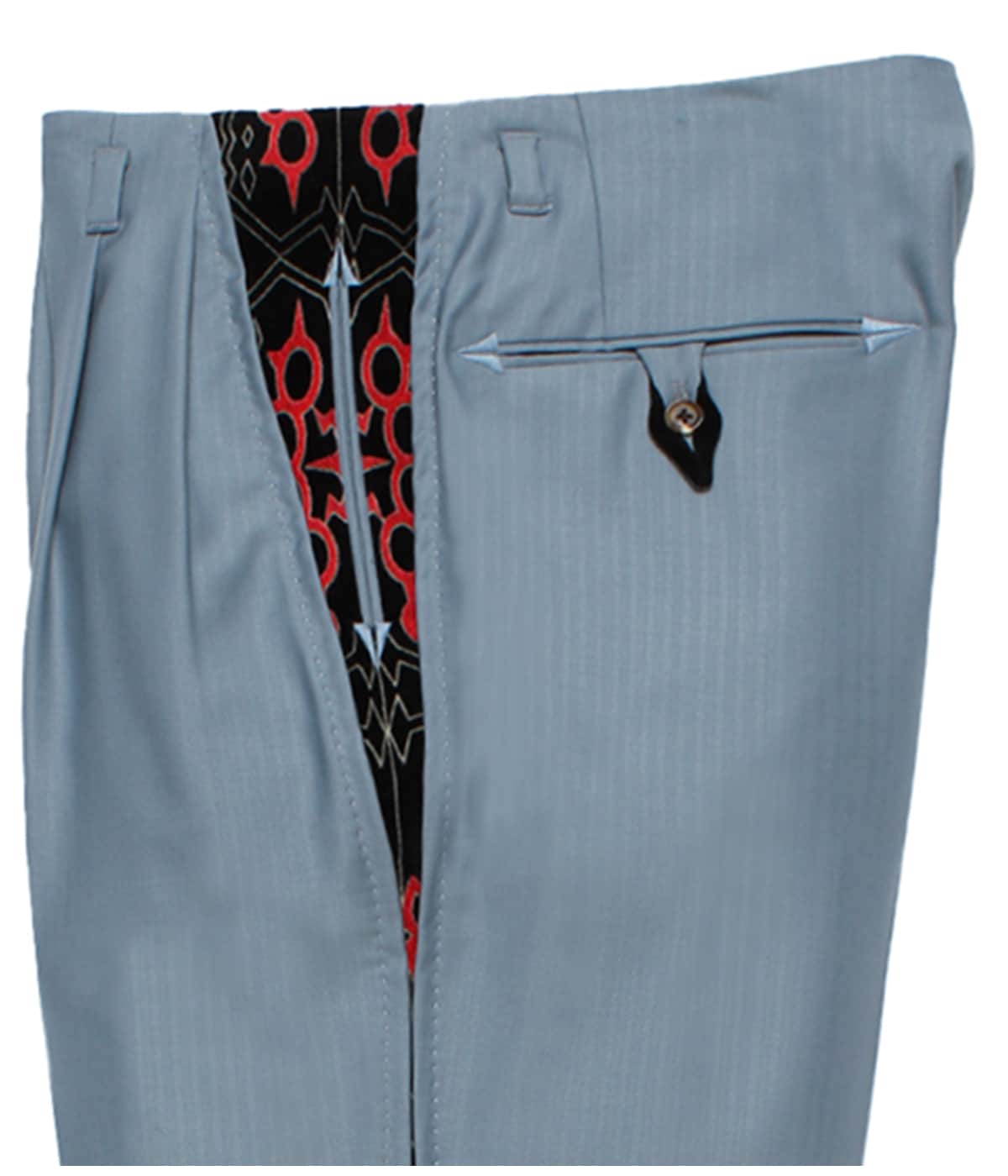 WOLF'S HEAD / Ermenegildo Zegna / ROCKABILLY PANTS (TYPE-2)【BLUE