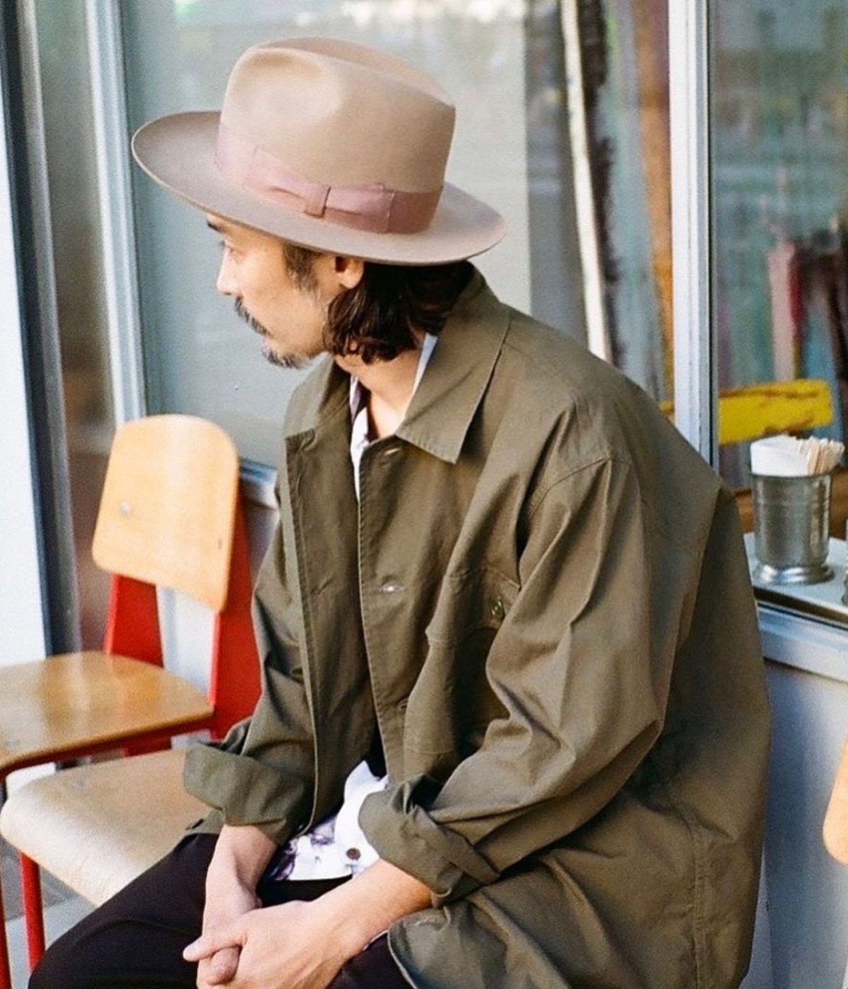 HAT-04 -JOHNNY- BEAVER【BEIGE】｜WACKO MARIA｜MELTING POT（正規