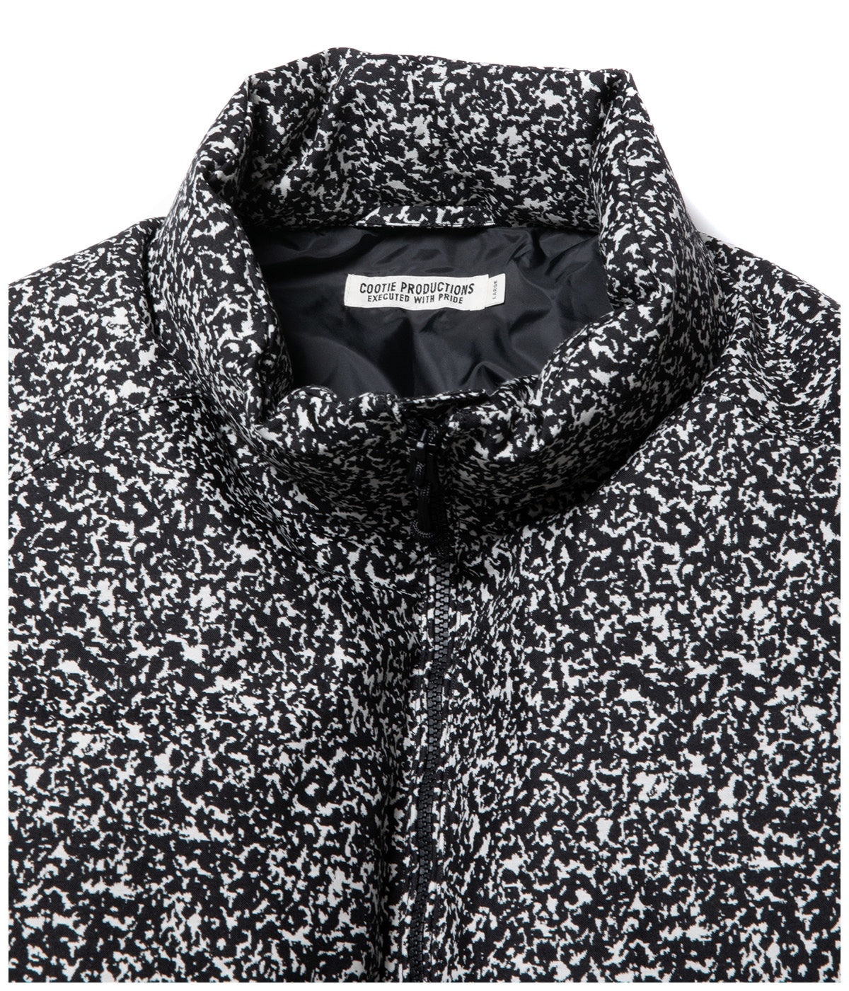 T/W Jacquard Down Jacket【BLACK】｜COOTIE PRODUCTIONS®︎｜MELTING