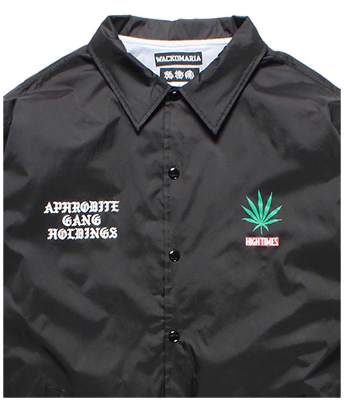 舐達麻 / HIGH TIMES / COACH JACKET【BLACK】｜WACKO MARIA｜MELTING