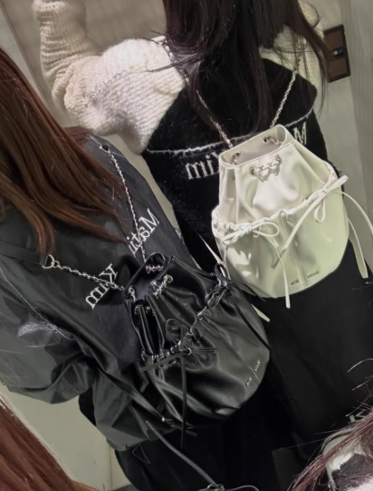 MATIN KIM リュックサック バックパック DRAW STRING RIBBON BACK PACK