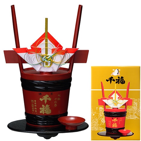 結婚式、結納に。千福 「特撰角樽」 1．8L 広島県呉市の日本酒