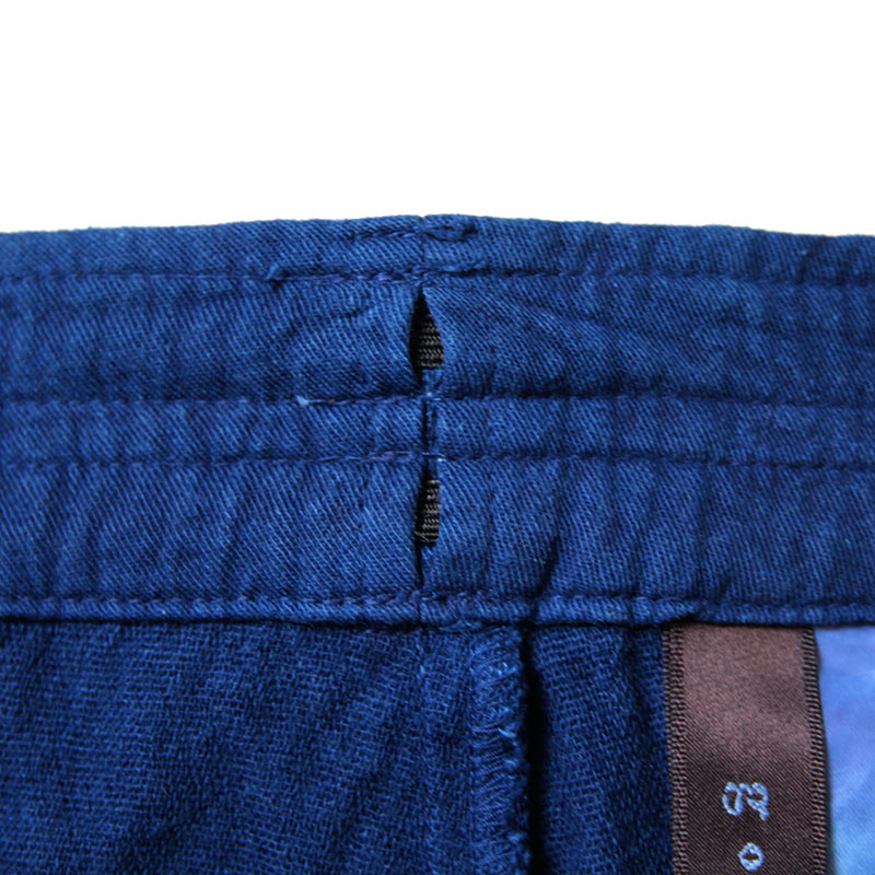 五感 パンツ [藍染×インディゴ手染め パンツ] 綿100％ M～Lサイズ