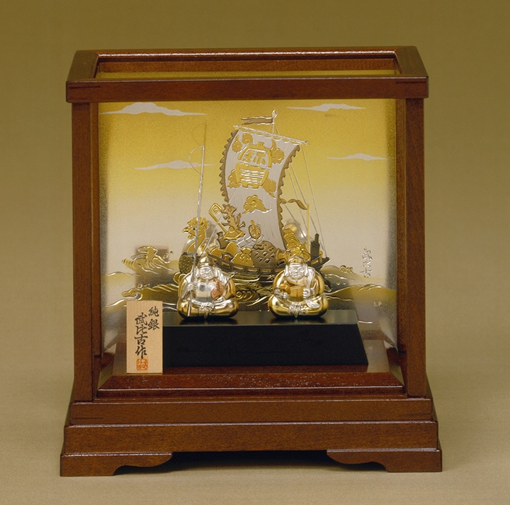 武比古 純銀 恵比須 大黒天 5号 | 銀製品,純銀製置物,恵比寿大黒 | 森