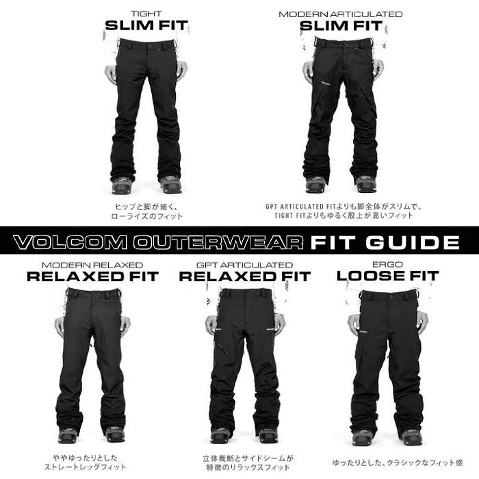 VOLCOM ボルコム G1352413 ARTHUR PANT MOS 23-24 ボードウェア メンズ