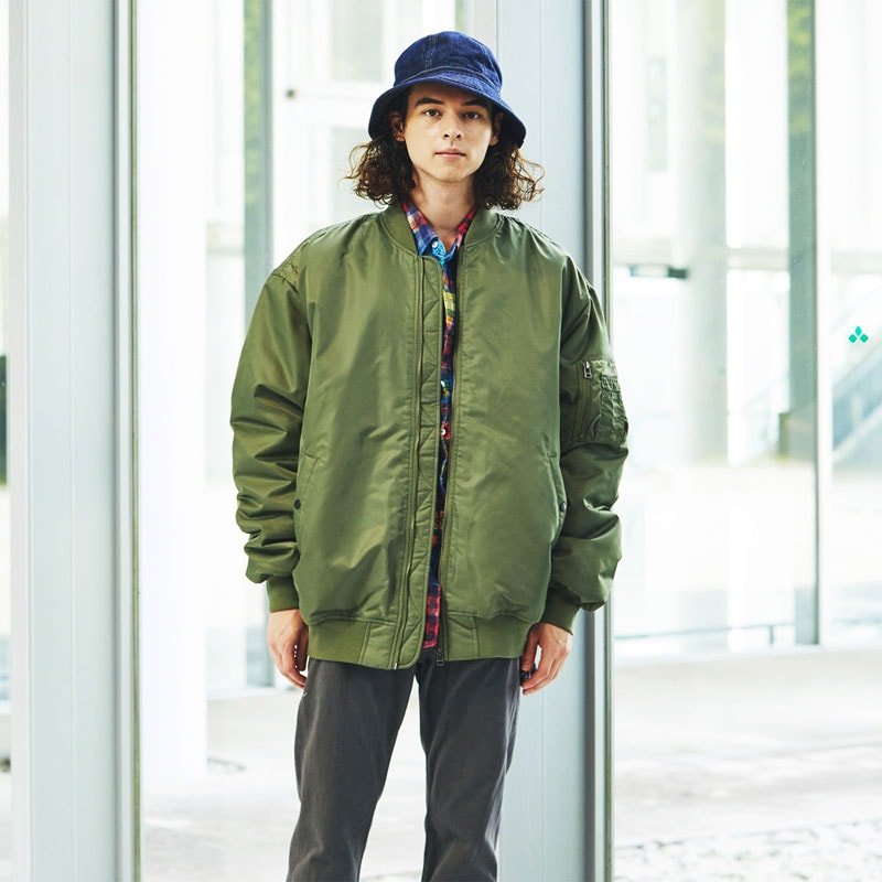 タイプ MA-1 ジャケット（中綿入）OD オリーブドラブ カーキ | すべて