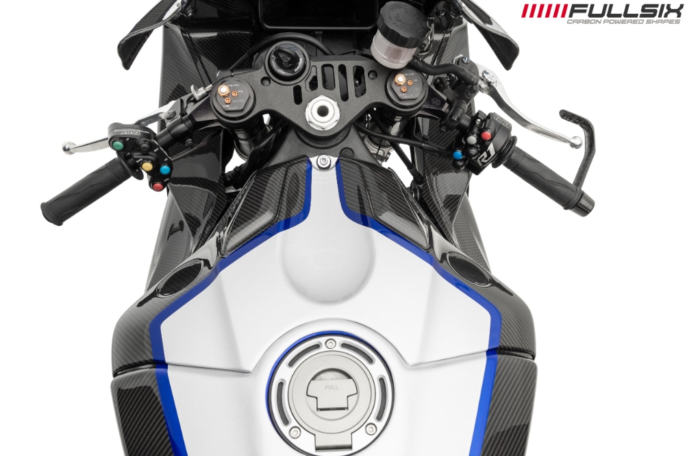FULLSIX（フルシックス） ドライカーボン製 タンクカバー YAMAHA YZF