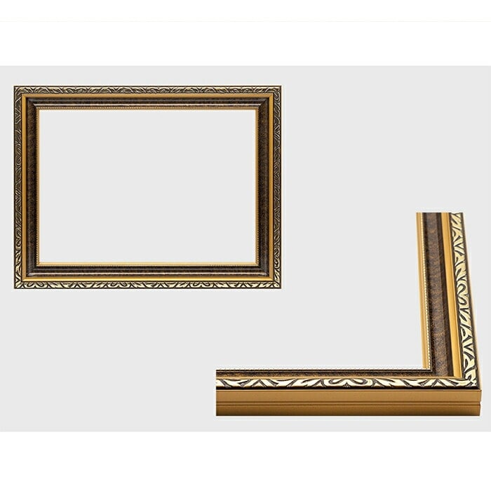 高級賞状額縁 金雲 A3（420×297mm） 前面UVカットアクリル仕様 - 額縁