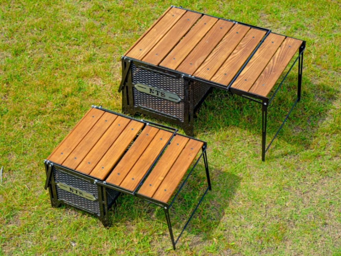 サイドアップボックス&テーブル:キャンプ・アウトドアテーブル