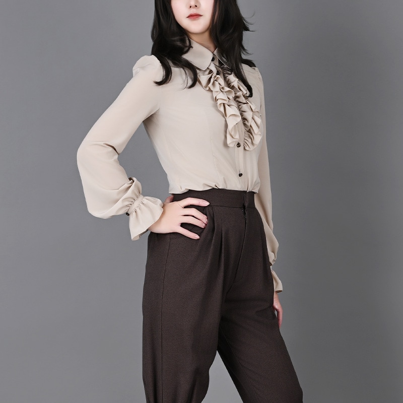 淑女のための乗馬風パンツ ブラウン | NO.S PROJECT