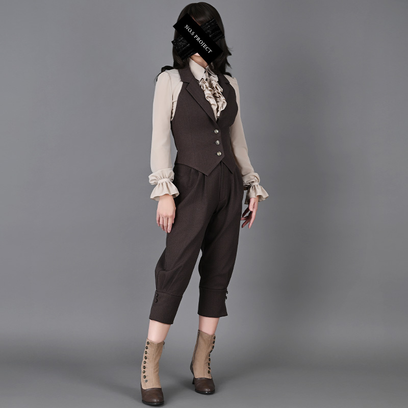 淑女のための乗馬風パンツ ブラウン | NO.S PROJECT