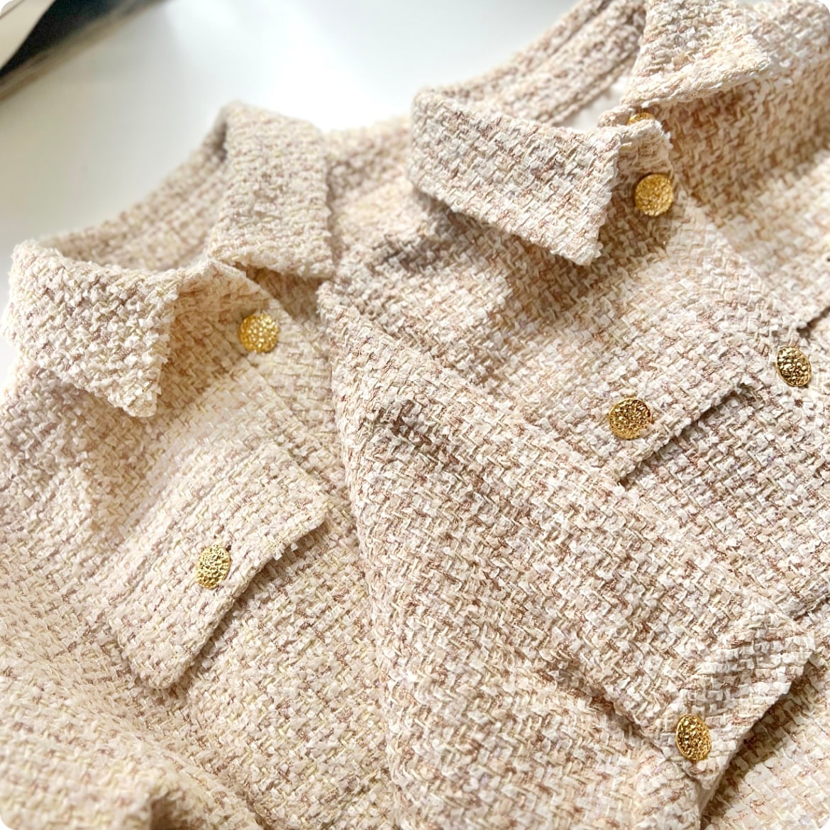 ベージュツイードジャケット | ALL | OBLI