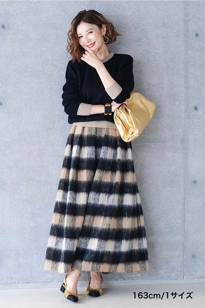 シャギータックスカート | ALL ITEM | OBLI