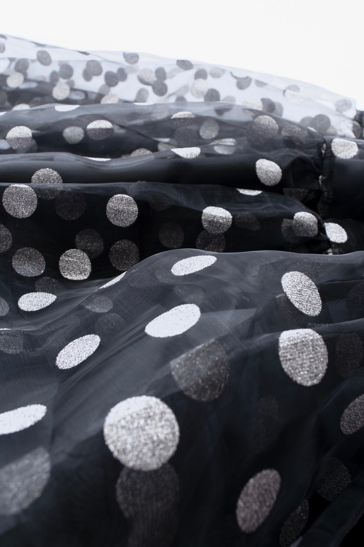 シルバードットオーガンジースカート | BOTTOMS | OBLI