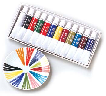 アクアカラー単色15g（陶芸用上絵の具・七宝用絵の具）【選択：色