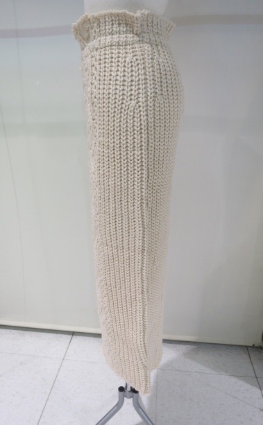 anuke Cable Knit Skirt 62520805|apricot online shop