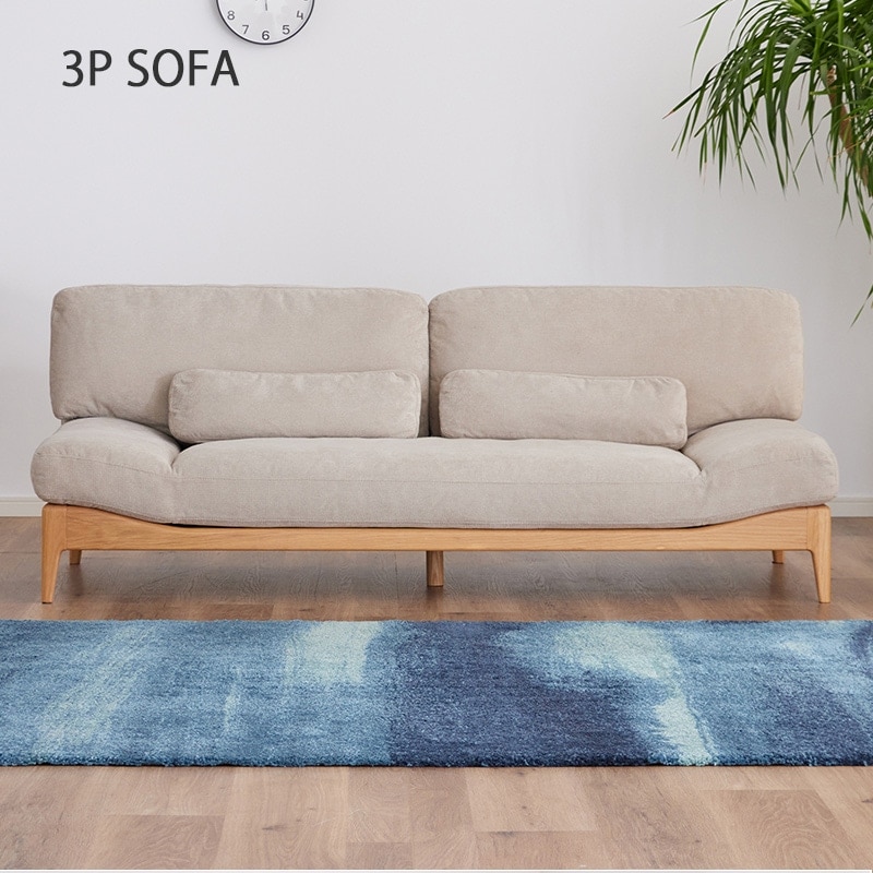 次回入荷4月下旬頃】ソファ ファブリック 3人掛け ソファー 三人掛け