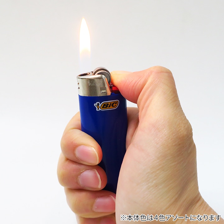 名入れ BICライター J26 レギュラーライター 本体4色混載 印刷色1色