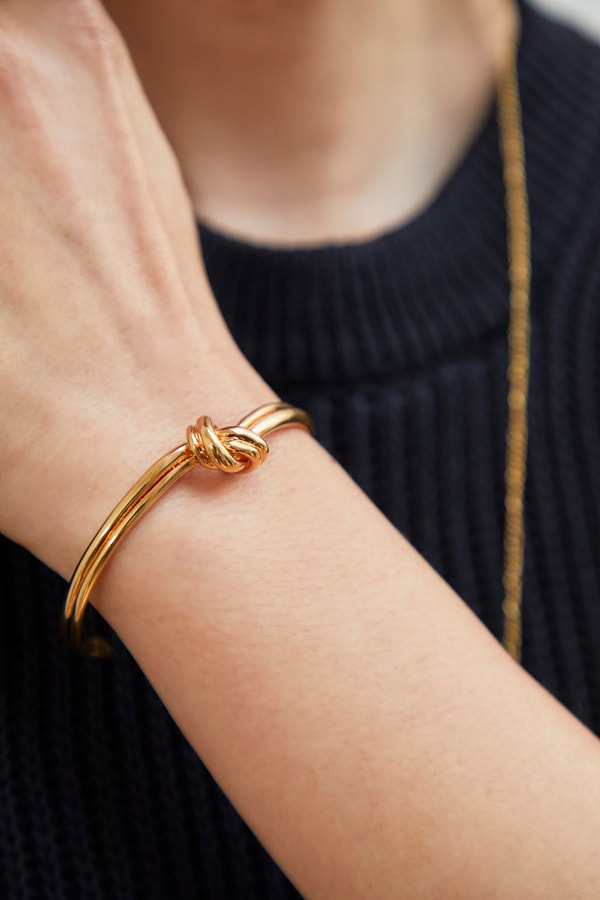 再販】2025SS_ダブルノットバングル | アクセサリー | OWAUNO