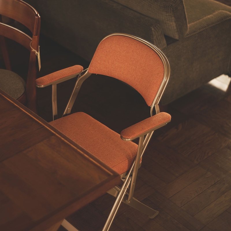 CLARIN FOLDING CHAIR WITH ARM | Metal Products,Chair, Stool