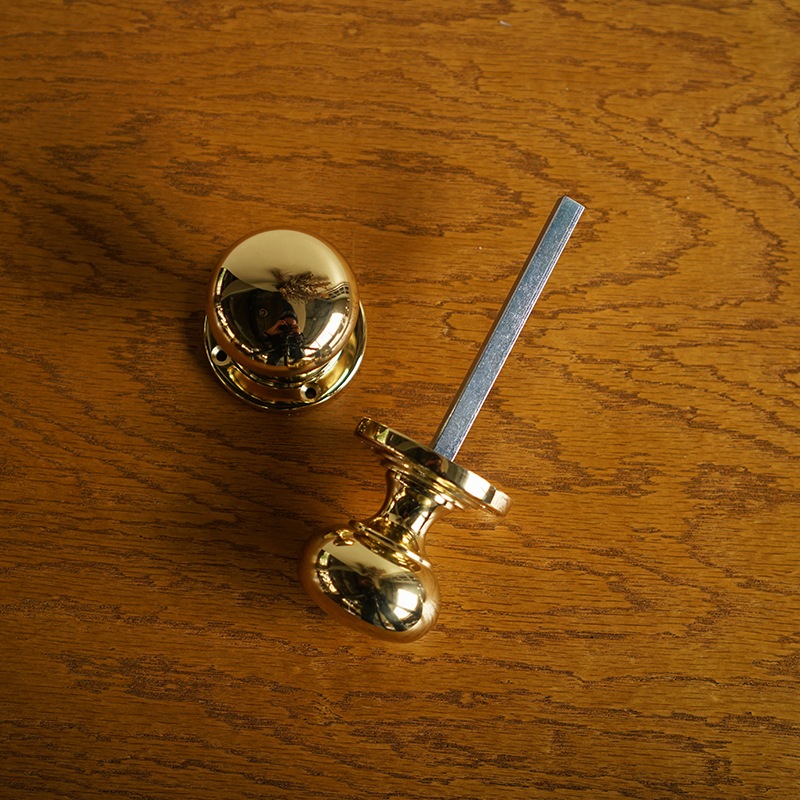DOOR KNOB - POLISHED BRASS (SOLID) | Hardware＆Outdoor,Hardware
