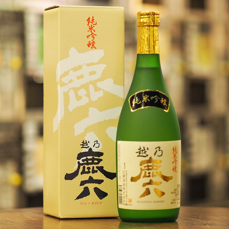 越乃鹿六 純米吟醸 720ml（化粧箱入） | 新潟の日本酒 ぽんしゅ館