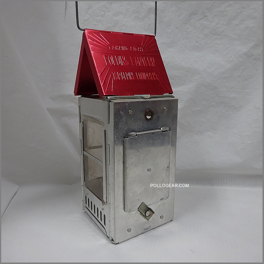 フォールディングランタン レッドルーフ　東京トップ 80's ビンテージ<BR>東京TOP<BR>キャンドルランタン<BR>屋根型ランタン