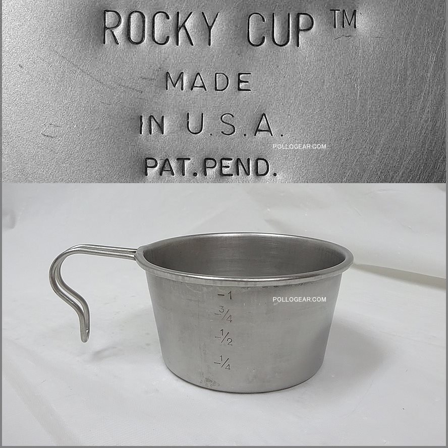 ロッキーカップ ハーフパイント R刻印 初期型 ROCKY CUP<BR>ロッキーカップ 1/2PINT<BR>シェラカップ