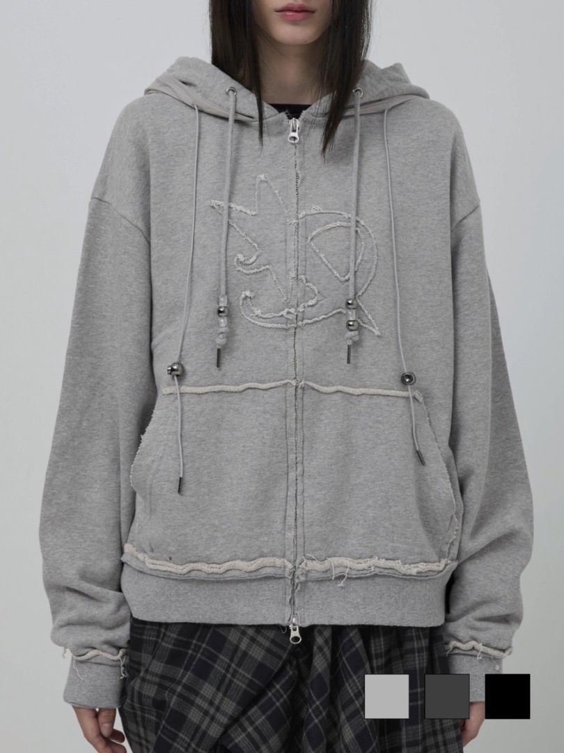 FLAREUP】Layered Zip Hoodie / 【フレアアップ】レイヤードジップ