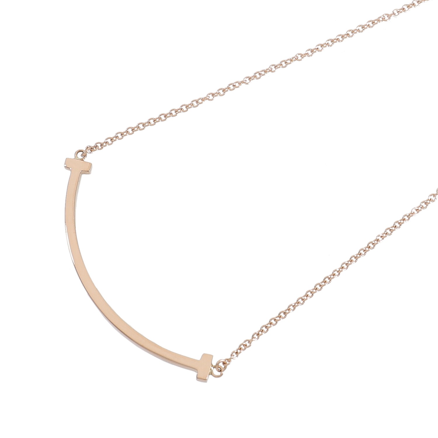 T9070 | [中古]ティファニー Tスマイル ペンダント スモール