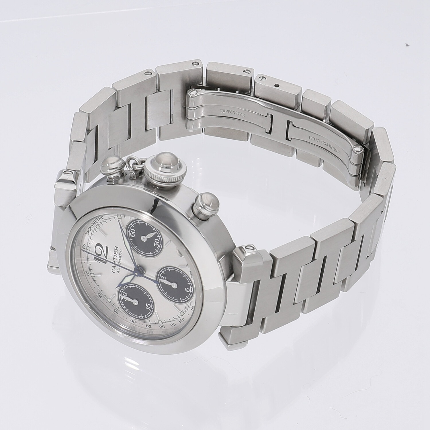 C6182 | [中古]カルティエ パシャ C クロノグラフ シルバー / ブラック